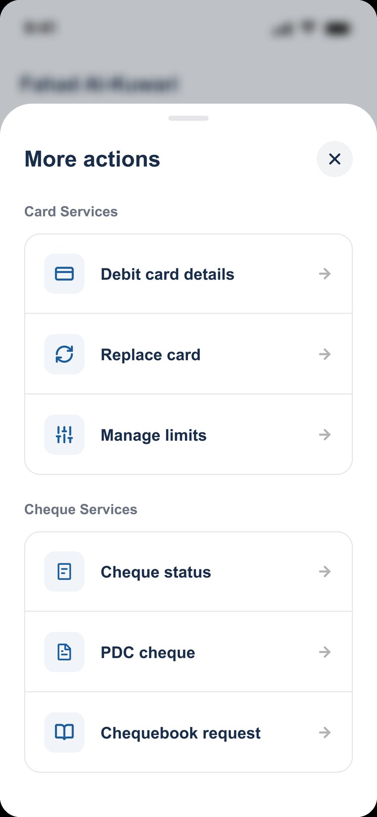 Fintech app screen 6 of 6